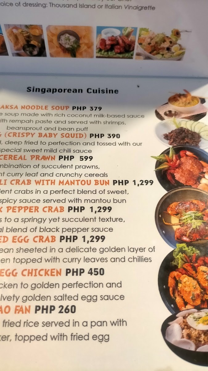 Menu The Orange Bucket, Cajun-Fusion Restaurant-1